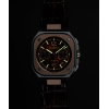 Montre Bell & Ross BR-05 Chrono S.T. Dupont 42 mm Bracelet Cuir de Veau Brun