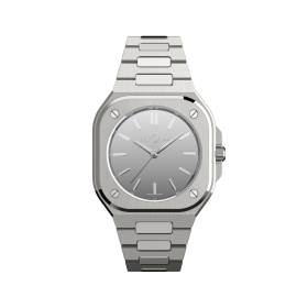 Montre Bell & Ross BR-05 Grey Mirror Steel 40 mm Cadran Miroir Bracelet Acier