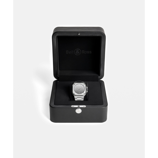 Montre Bell & Ross BR-05 Grey Mirror Steel 40 mm Cadran Miroir Bracelet Acier