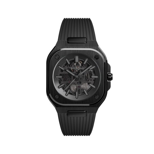 Montre Bell & Ross BR-05 Skeleton Phantom 41 mm Céramique Bracelet Caoutchouc