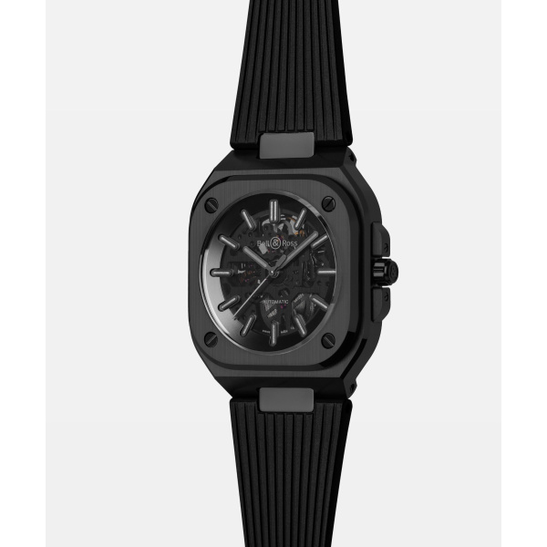 Montre Bell & Ross BR-05 Skeleton Phantom 41 mm Céramique Bracelet Caoutchouc