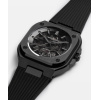 Montre Bell & Ross BR-05 Skeleton Phantom 41 mm Céramique Bracelet Caoutchouc
