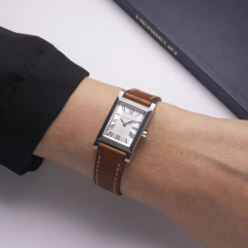 Bracelet Herbelin Antarès Veau Baranil Camel