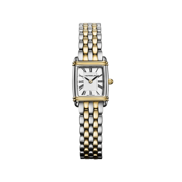 Montre Herbelin Art Déco 19,4 mm Quartz Bicolore Grain de Riz