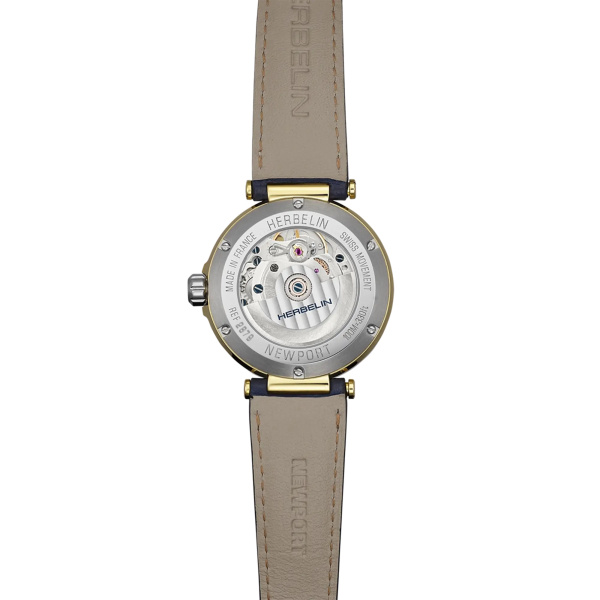 Montre Herbelin Newport 35 mm Automatique Phase de Lune Nacre