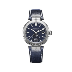Montre Herbelin Newport 40,5 mm Automatique Phase de Lune Bleu