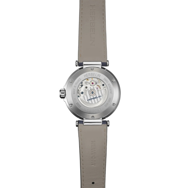 Montre Herbelin Newport 40,5 mm Automatique Phase de Lune Bleu