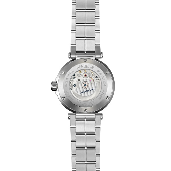 Montre Herbelin Newport 40,5 mm Automatique Phase de Lune Acier