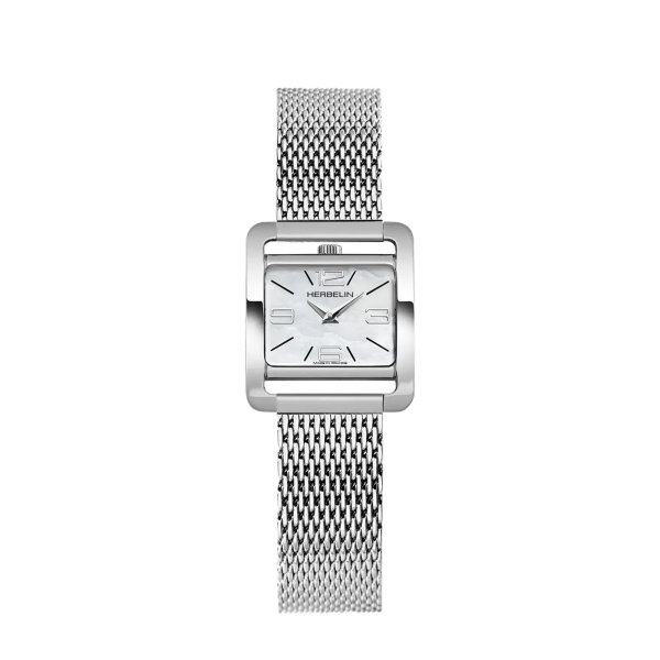 Montre Herbelin Ve Avenue 19 mm Quartz Cadran Nacre Maille Milanaise