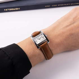 Montre Herbelin Ve Avenue 19 mm Quartz Cadran Clous de Paris Cuir Camel