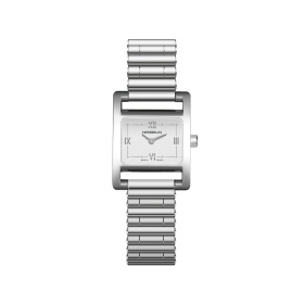 Montre Herbelin Ve Avenue 19 mm Quartz Cadran Blanc Laqué Bracelet Acier