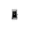 Boîtier Herbelin Antarès Rectangle Noir Laqué Acier 27 x 19 mm
