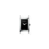 Boîtier Herbelin Antarès Rectangle Noir Laqué Acier 27 x 19 mm