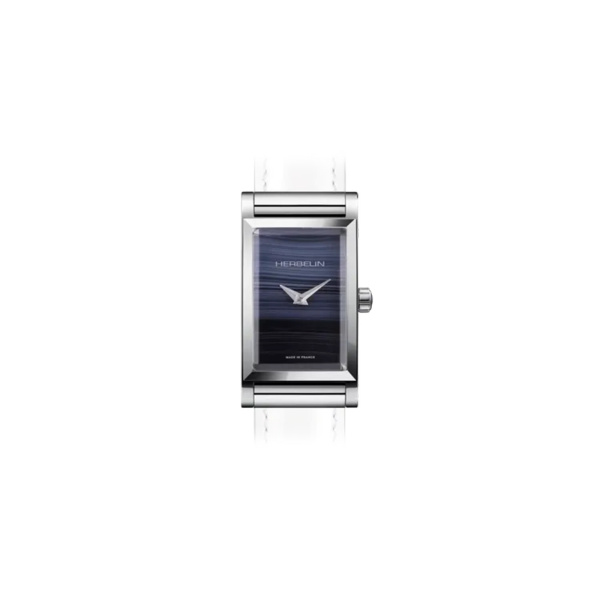 Boîtier Herbelin Antarès Rectangle Cadran Agate Bleue 27 x 19 mm
