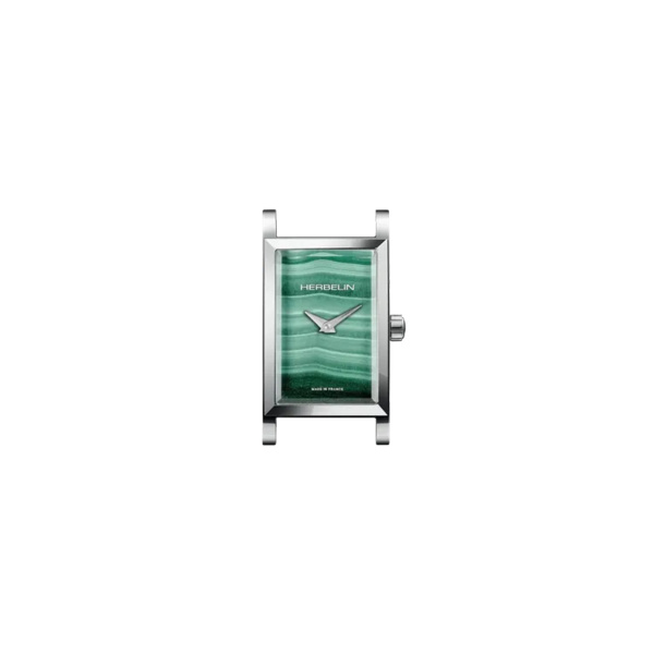 Boîtier Herbelin Antarès Rectangle Cadran Malachite 27 x 19 mm