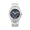 Montre Herbelin Cap Camarat Chronographe 42 mm Quartz Cadran Bleu Bracelet Acier