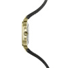 Montre Herbelin Cap Camarat Square 39 mm Quartz PVD Or Jaune Cadran Noir Bracelet Caoutchouc