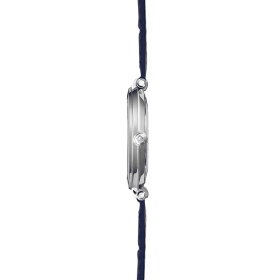 Montre Herbelin Newport Slim 32 mm Quartz Cadran Nacre Bracelet Cuir Bleu