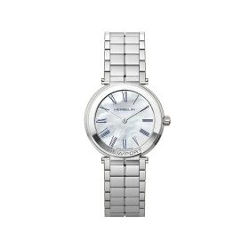 Montre Herbelin Newport Slim 32 mm Quartz Cadran Nacre Chiffres Romains Acier