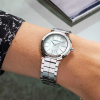 Montre Herbelin Newport Slim 32 mm Quartz Cadran Nacre Blanche Bracelet Acier