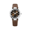 Montre Herbelin Newport 40,5 mm Quartz Date Cadran Brun Bracelet Cuir Brun