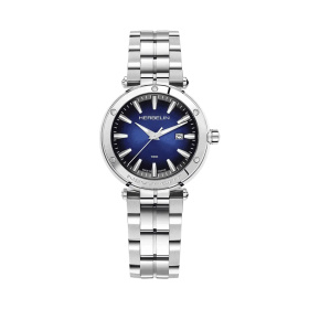 Montre Herbelin Newport 34,5 mm Quartz Date Cadran Bleu Bracelet Acier