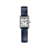 Montre Herbelin Art Déco Tonneau 19,4 mm Quartz Cadran Argent Cuir Bleu