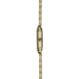 Montre Herbelin Art Déco Tonneau 19,4 mm Quartz PVD Or Jaune Maille Grain de Riz
