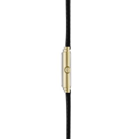 Montre Herbelin Art Déco 1925's 22 mm Quartz PVD Or Jaune Cadran Noir Index Diamants