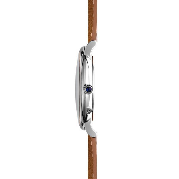 Montre Herbelin Inspiration Phase de Lune 38 mm Cadran Blanc Cuir