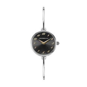 Montre Herbelin Fil 26 mm Cadran Noir Chiffres Dorés Acier
