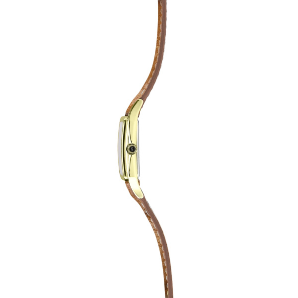 Montre Herbelin Luna 24 mm PVD Or Jaune Cuir Camel
