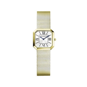 Montre Herbelin Octogône PVD Or Jaune Maille Milanaise 24,5 mm