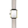 Montre Herbelin Octogône Rectangle PVD Or Jaune Chiffres Romains Cuir 20,4 mm