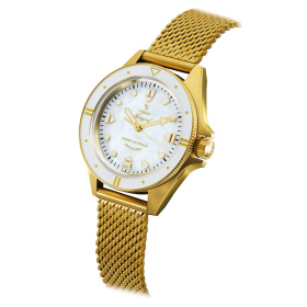 Montre Yema Navygraf Marine Nationale 400e Anniversaire 34 mm Cadran Nacre