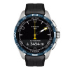 Montre Tissot T-Touch Connect Solar Jungfraubahn 47,5 mm Titane Lunette Bleue
