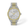 Montre Tissot PRC 100 Solar 39 mm Quartz Cadran Argent Bicolore Doré