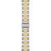 Montre Tissot PRC 100 Solar 34 mm Quartz Cadran Argent Bicolore Doré