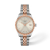 Montre Tissot Ballade 34 mm Quartz Cadran Argent Bicolore Ton Or Rose