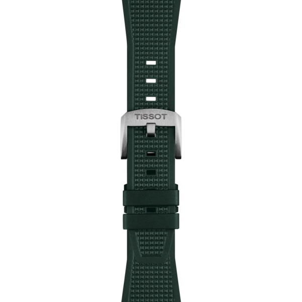 Bracelet Montre Tissot PRX 40 mm Caoutchouc Vert