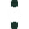 Bracelet Montre Tissot PRX 40 mm Caoutchouc Vert