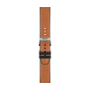Bracelet Montre Tissot Cuir Brun et Caoutchouc Entre-cornes 23 mm T-Touch Connect Solar