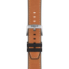 Bracelet Montre Tissot Cuir Brun et Caoutchouc Entre-cornes 23 mm T-Touch Connect Solar