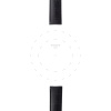 Bracelet Montre Tissot Cuir Noir Effet Alligator Entre-cornes 19 mm