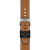 Bracelet Montre Tissot Cuir Marron Clair et Caoutchouc Entre-cornes 21 mm