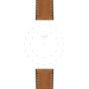 Bracelet Montre Tissot Cuir Marron Clair et Caoutchouc Entre-cornes 21 mm