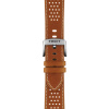 Bracelet Montre Tissot Cuir Marron Clair Grainé Entre-cornes 22 mm