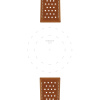 Bracelet Montre Tissot Cuir Marron Clair Grainé Entre-cornes 22 mm
