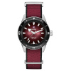 Montre Rado Captain Cook 39 mm Automatique Cadran Dégradé Bordeaux Bracelet Acier