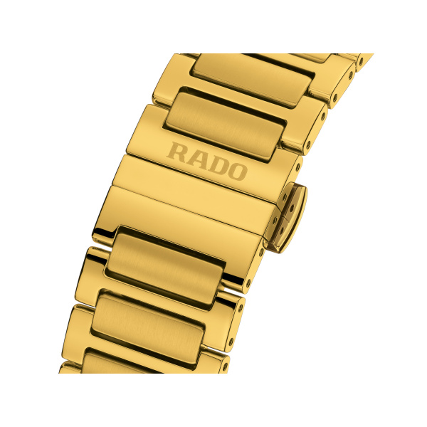 Montre Rado DiaStar Original 38 mm Automatique Cadran Rouge Soleillé Jour Date Doré